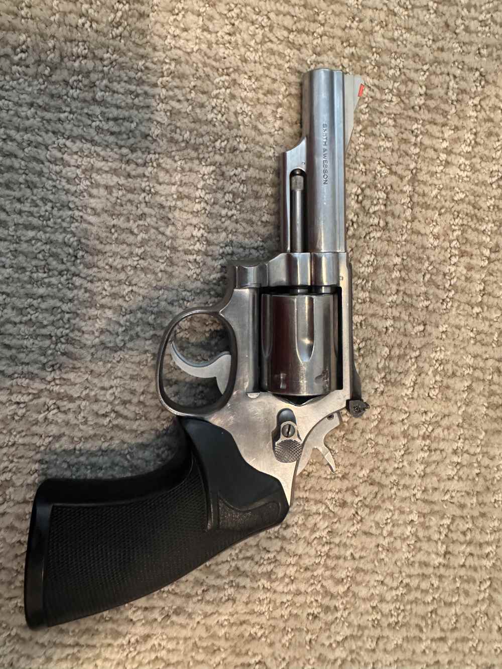 Smith & Wesson 66-1 Combat Magnum w/speed loader S&W 357 magnum stainless-img-18