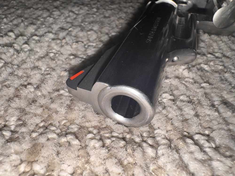 Smith & Wesson 66-1 Combat Magnum w/speed loader S&W 357 magnum stainless-img-13