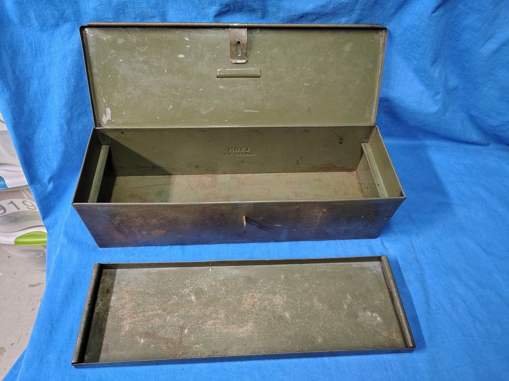 Possible military tool spare parts box Mg smg Browning 1919 1917 heavy duty-img-0