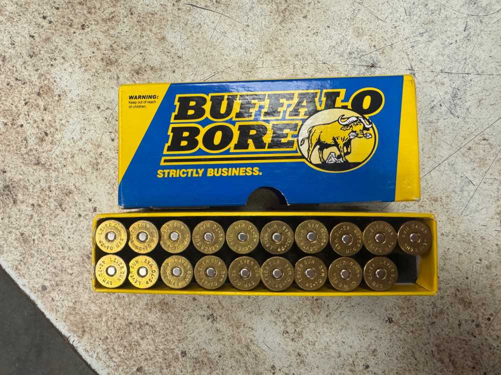 BUFFALO BORE 45-70 GOVT MAGNUM 380 gr MONO-METAL 8DG  19Rds MISSING ONE-img-0