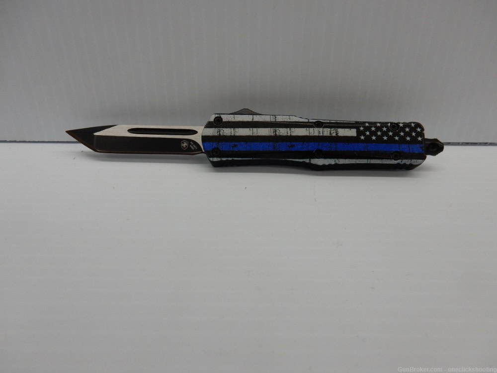 Templar Knife Small Back the Blue Black Tanto S-BTB-23-1 Law Enforcement-img-1