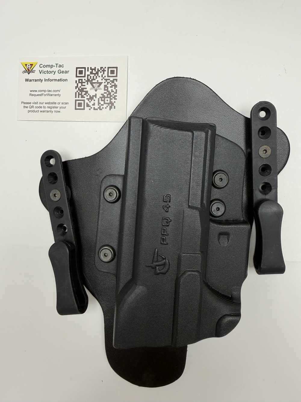 Walther PPQ 45 HOLSTER, IWB,RIGHT HAND, MADE BY COMP-TAC USA, BLACK-img-0