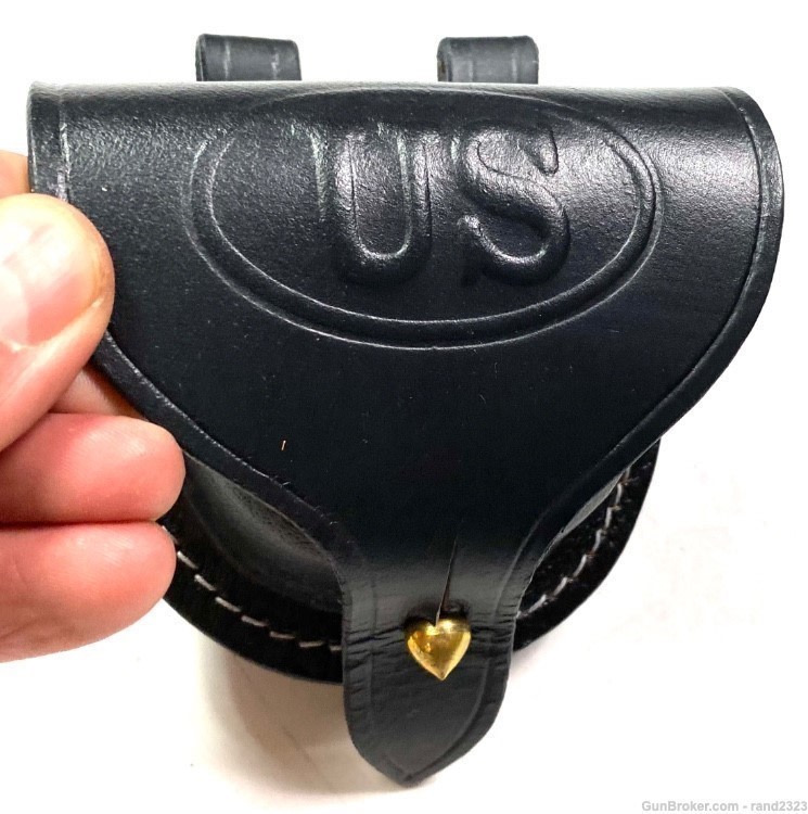 INDIAN WAR US UNION M1874 .45 .36 "MODIFIED CAP" CARTRIDGE AMMO BELT POUCH-img-1