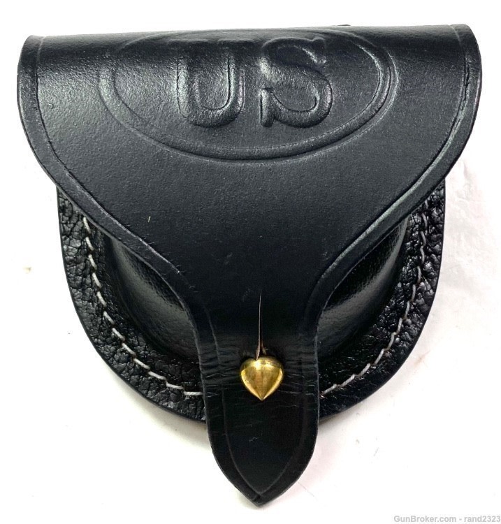 INDIAN WAR US UNION M1874 .45 .36 "MODIFIED CAP" CARTRIDGE AMMO BELT POUCH-img-0