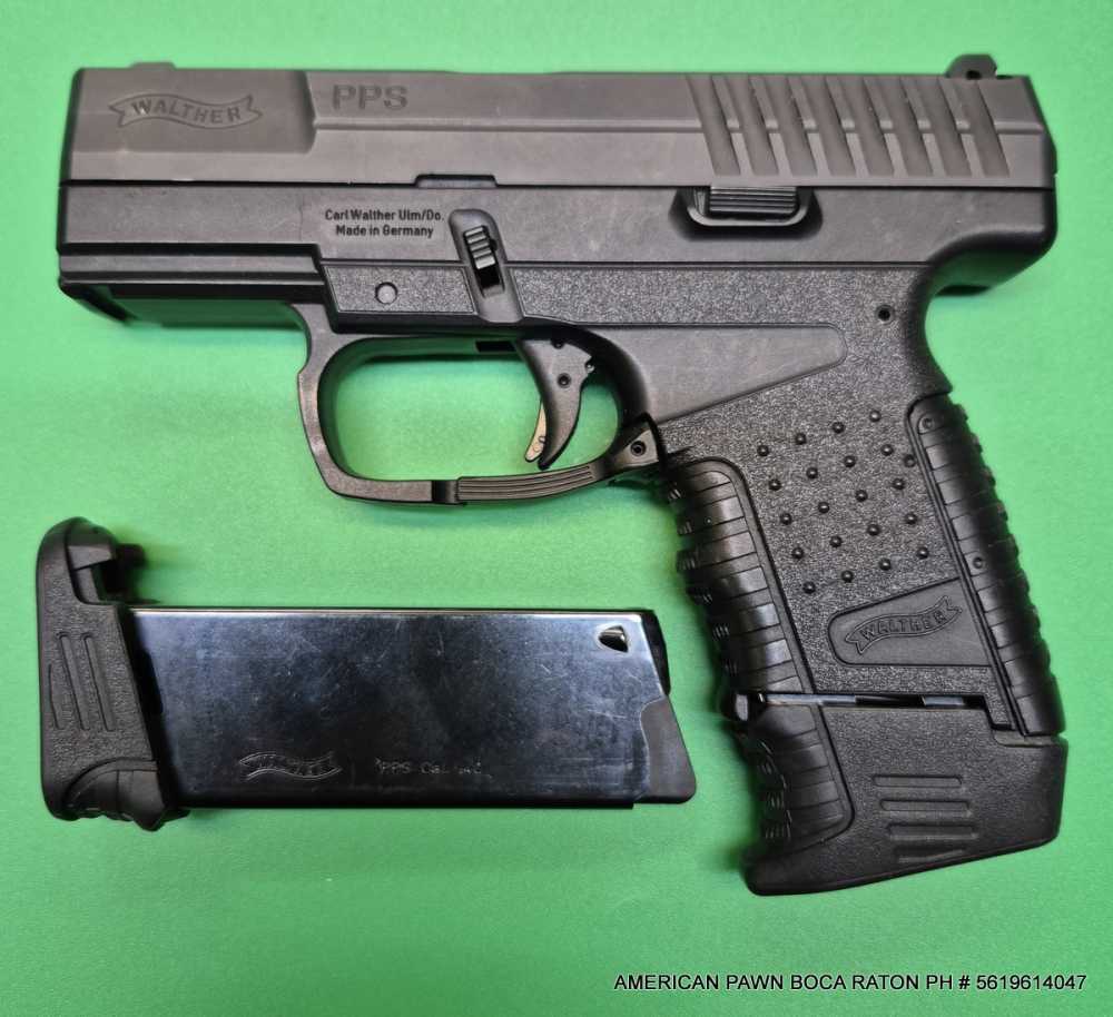 PRE-OWNED WALTHER PPS CAL.40 S&W  PISTOL W/2 7RD MG'S -img-1