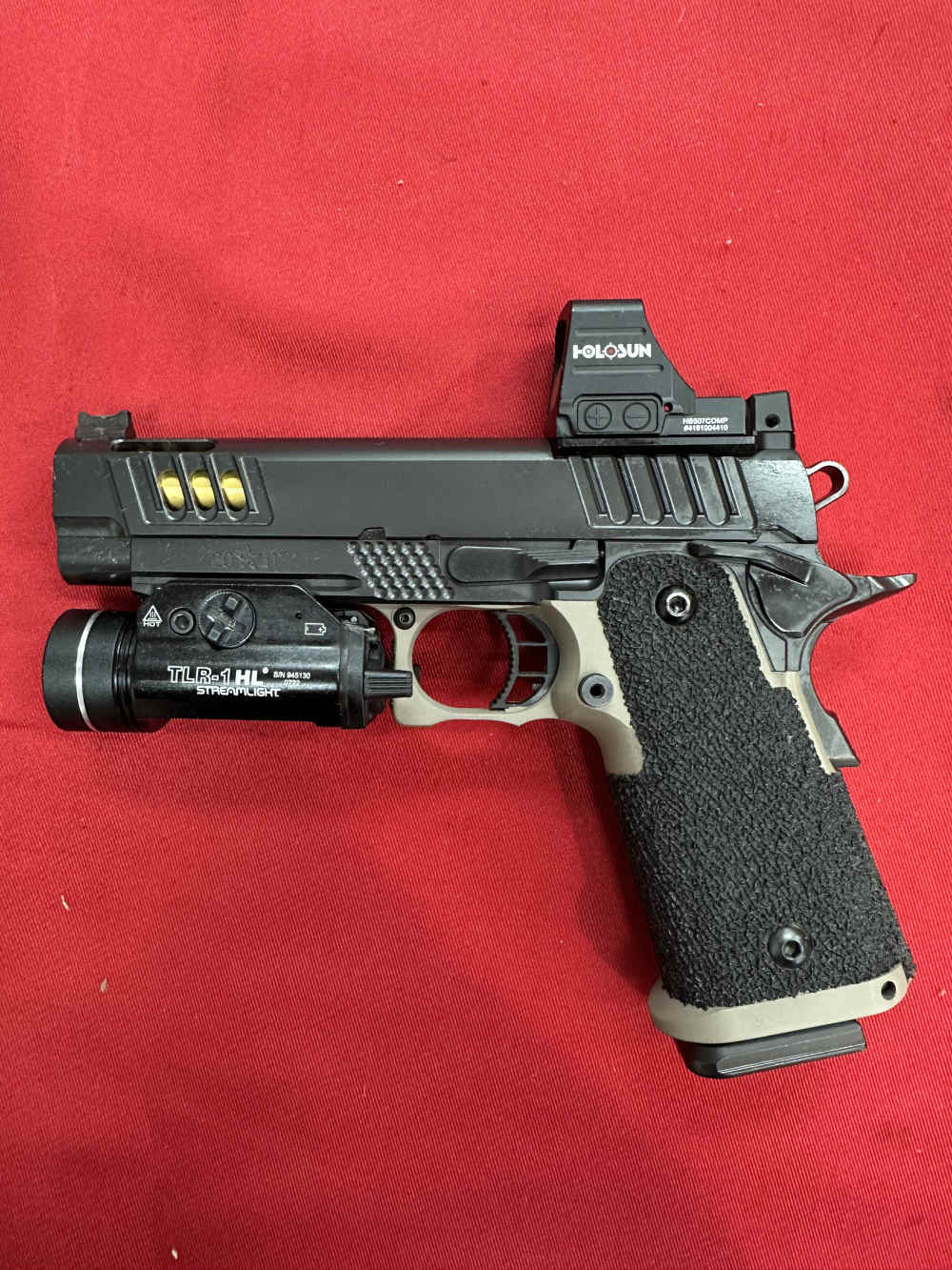 Staccato P Custom w/ Holosun 507Comp TLR-1HL - 9mm Holster Streamlight-img-1
