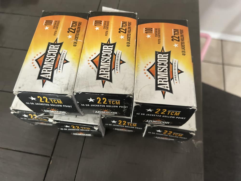 700 rounds of Armscor 22TCM 40gr JHP ammo-img-4