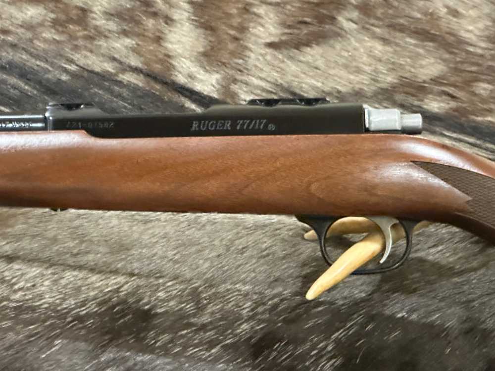 RUGER MODEL 77/17 17 WSM RIMFIRE 20" RIFLE, GOOD WALNUT STOCK-img-9