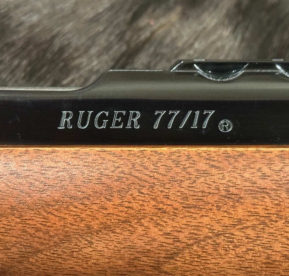 RUGER MODEL 77/17 17 WSM RIMFIRE 20" RIFLE, GOOD WALNUT STOCK-img-14