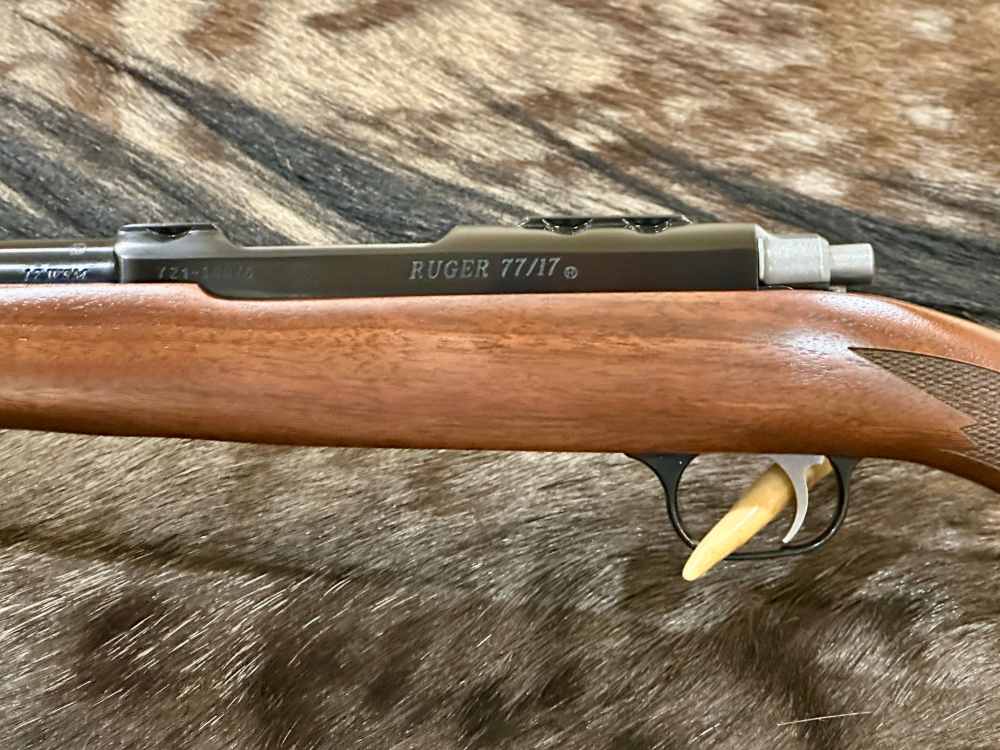 RUGER MODEL 77/17 17 WSM RIMFIRE 20" RIFLE, WALNUT STOCK-img-11