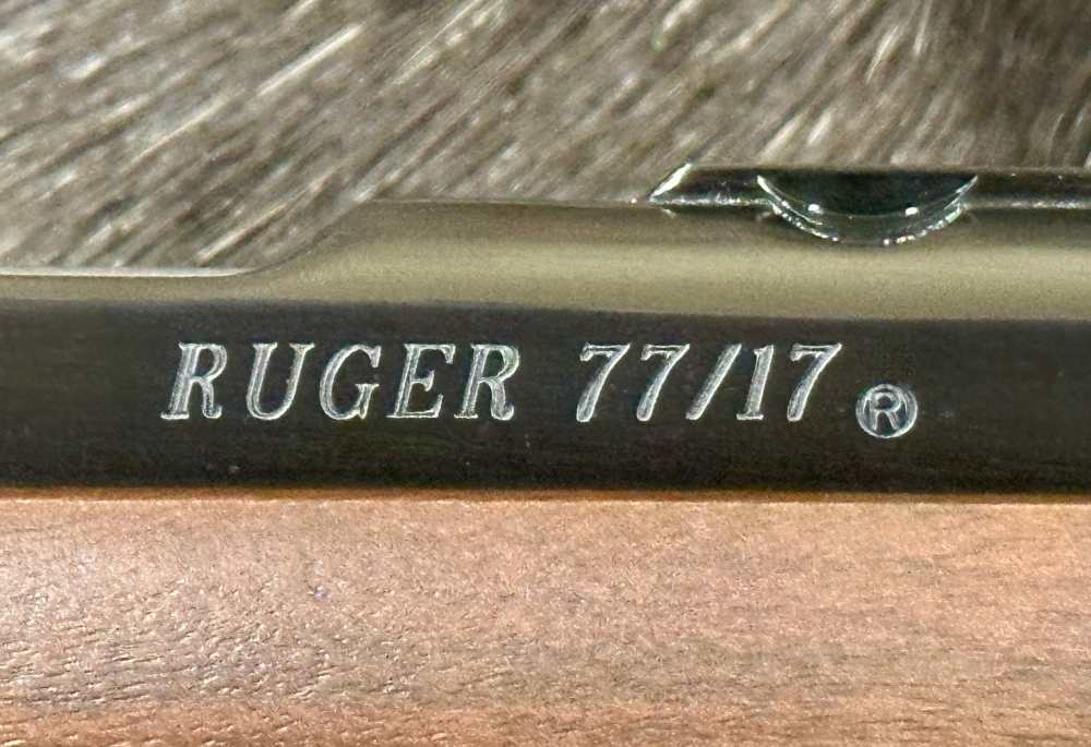 RUGER MODEL 77/17 17 WSM RIMFIRE 20" RIFLE, WALNUT STOCK-img-16