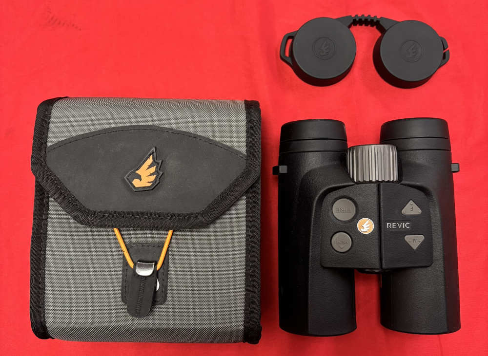 RevicAcura BLR10b 10x42 Rangefinding binoculars black soft case lens covers-img-1