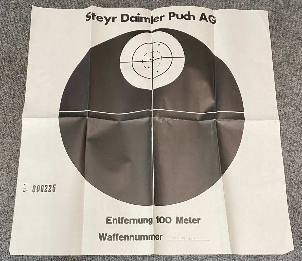 Steyr Aug OG Pre-Ban Green 20” Set Up Left Handed box test target-img-28
