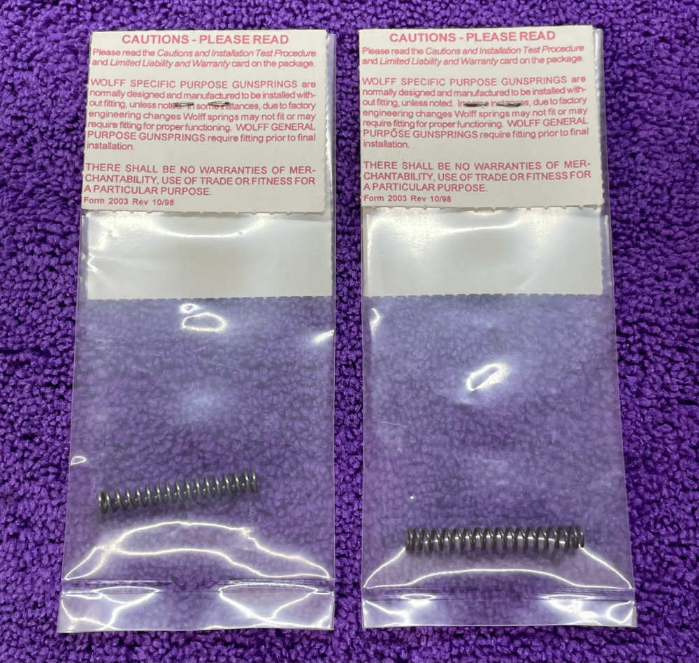 Nos 13 & 15LB Wolff Smith & Wesson Rebound Springs / J,K,L,N Frame Revolver-img-1