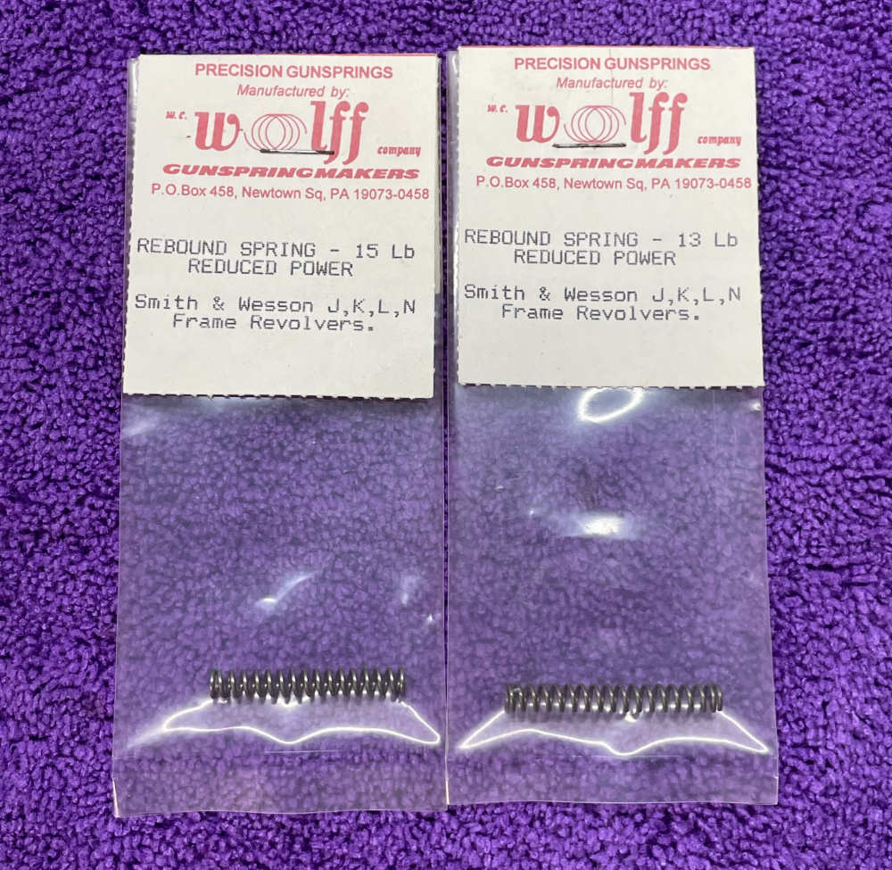 Nos 13 & 15LB Wolff Smith & Wesson Rebound Springs / J,K,L,N Frame Revolver-img-0
