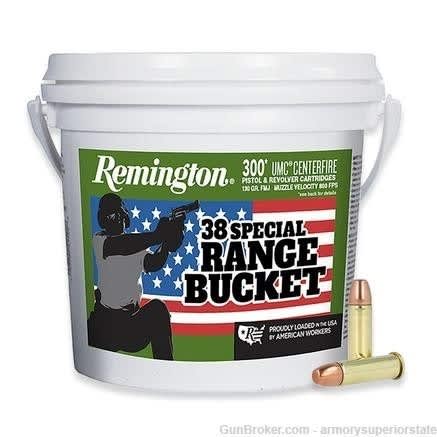 Remington Range Bucket UMC Handgun Ammunition 38 Spl 130 gr. FMJ 800 fps 30-img-0