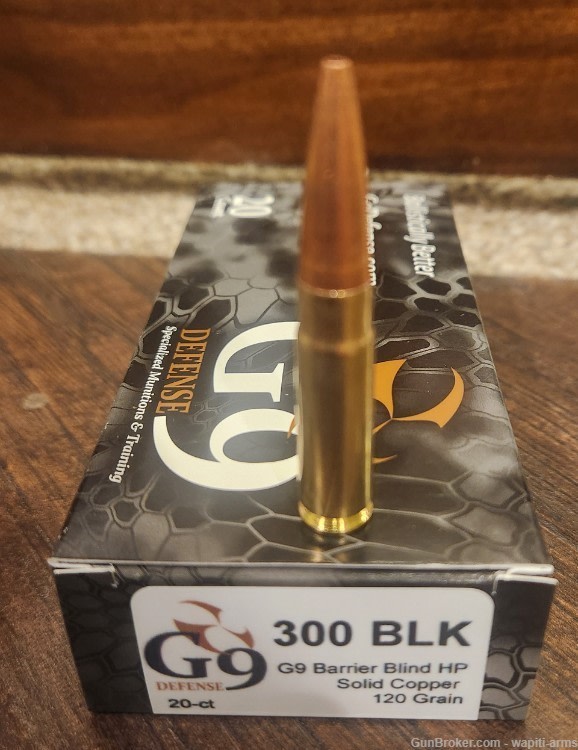 G9 Defense 300 Blk 120gr Barrier Blind Hollow Point-img-0