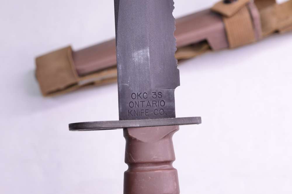 RaRe Ontario COMBAT USMC OKC  M9 3S Bayo Bayonet Knife for Colt AR15 Rifle-img-5