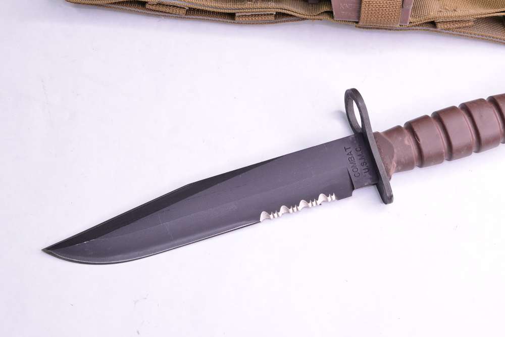 RaRe Ontario COMBAT USMC OKC  M9 3S Bayo Bayonet Knife for Colt AR15 Rifle-img-1