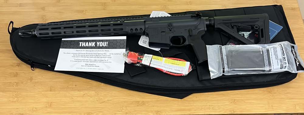 SOLGW M4 L89 5.56 NATO Rifle, 14.5” P&W Barrel-HUX FH, Sniper Gray Finish-img-2