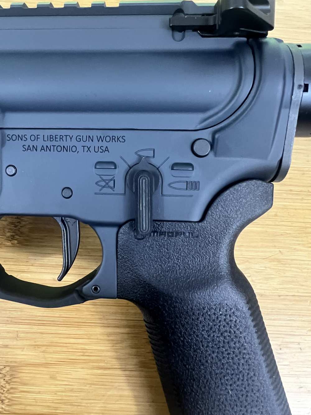 SOLGW M4 L89 5.56 NATO Rifle, 14.5” P&W Barrel-HUX FH, Sniper Gray Finish-img-9