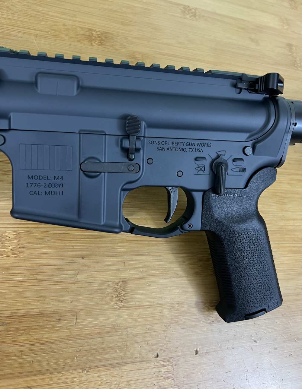 SOLGW M4 L89 5.56 NATO Rifle, 14.5” P&W Barrel-HUX FH, Sniper Gray Finish-img-8