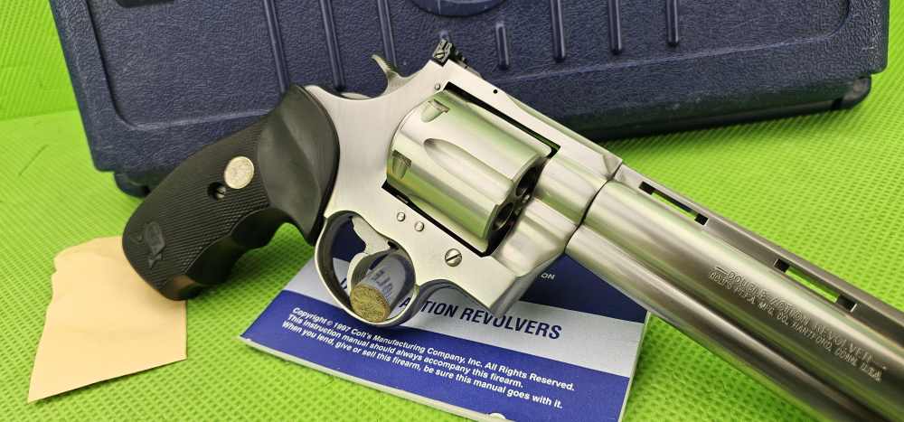 COLT ANACONDA DT 44 MAG * BORN 2000 * MM3060DT DRILLED & TAPPED IN THE BOX-img-9