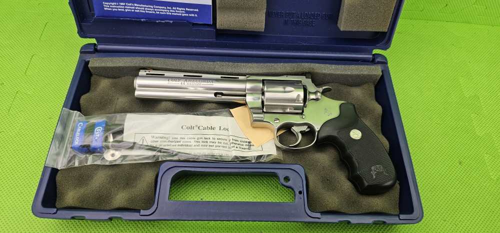 COLT ANACONDA DT 44 MAG * BORN 2000 * MM3060DT DRILLED & TAPPED IN THE BOX-img-2