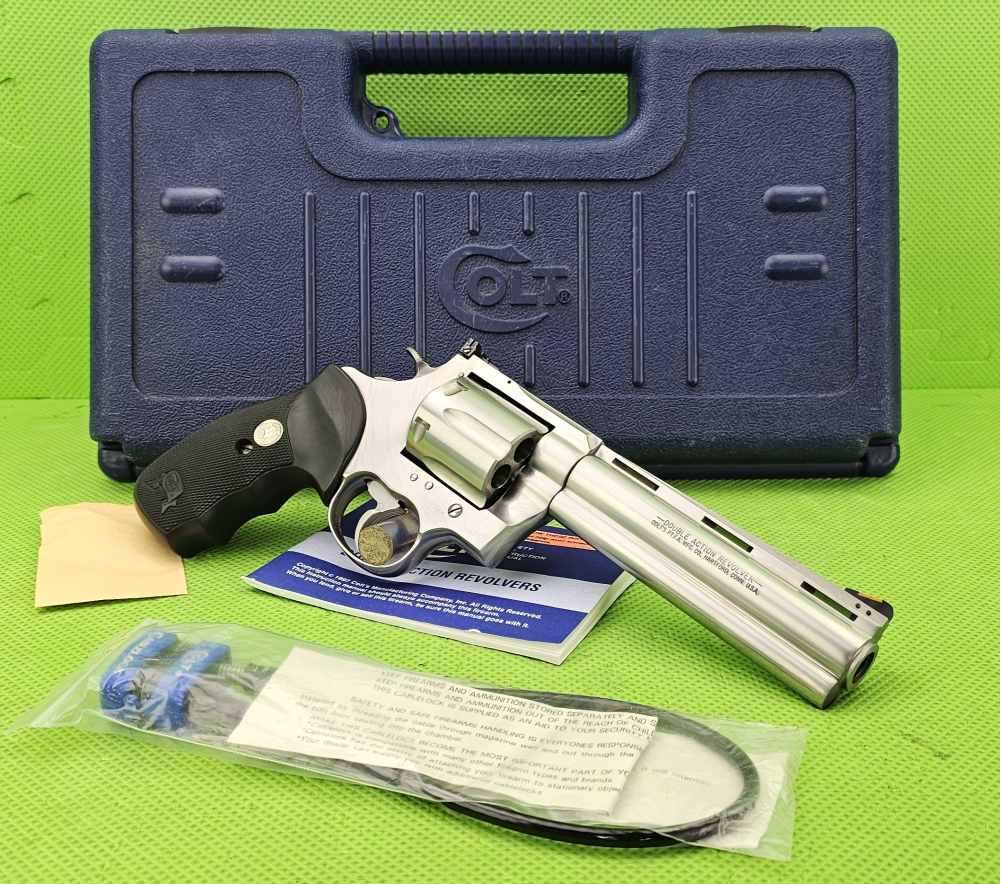 COLT ANACONDA DT 44 MAG * BORN 2000 * MM3060DT DRILLED & TAPPED IN THE BOX-img-1