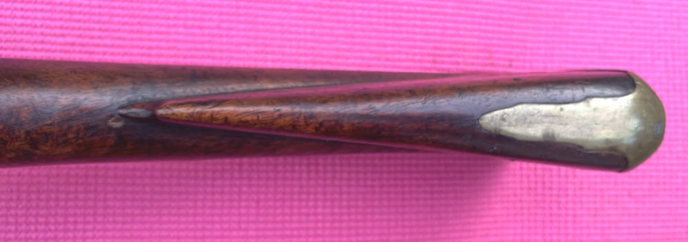 1790s Brown Bess flintlock musket with bayonet-img-26