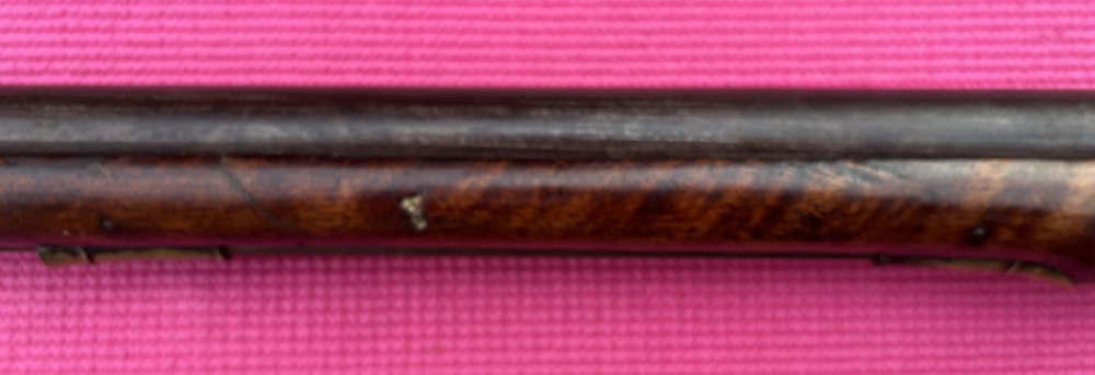 1790s Brown Bess flintlock musket with bayonet-img-20