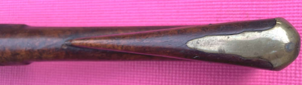 1790s Brown Bess flintlock musket with bayonet-img-25