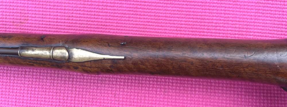 1790s Brown Bess flintlock musket with bayonet-img-39