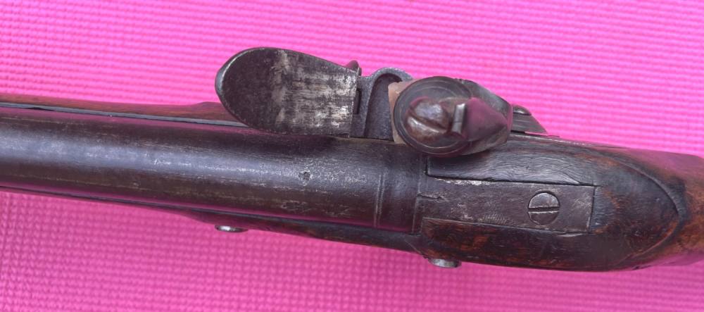 1790s Brown Bess flintlock musket with bayonet-img-28