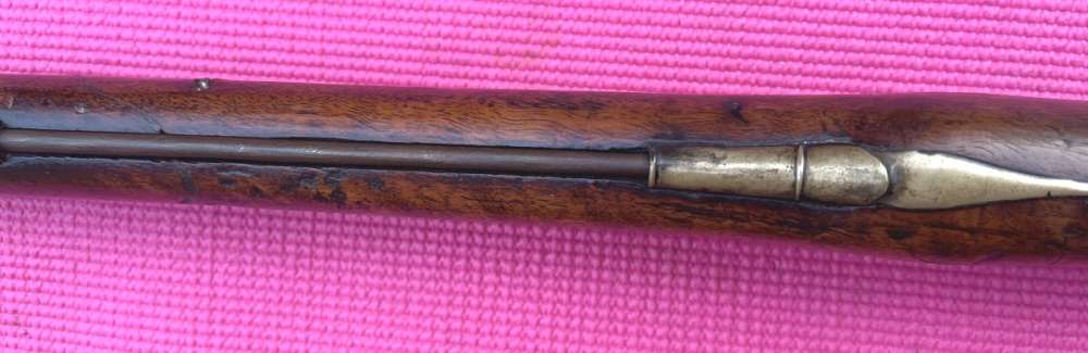 1790s Brown Bess flintlock musket with bayonet-img-40