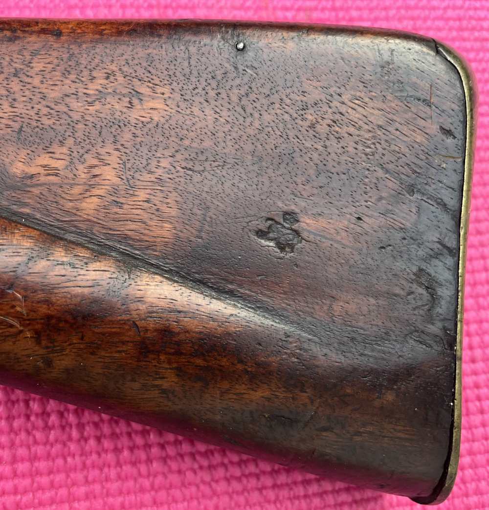 1790s Brown Bess flintlock musket with bayonet-img-15