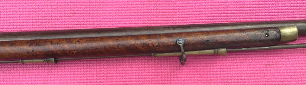 1790s Brown Bess flintlock musket with bayonet-img-11