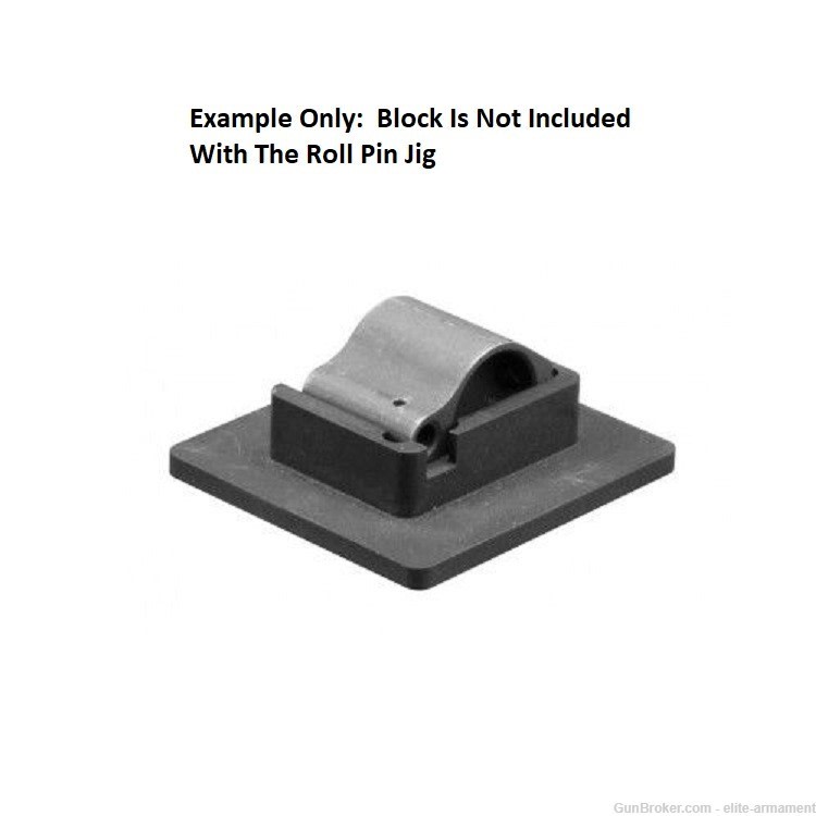 AR15 Gas Block & Tube Roll Pin Install Tool Jig Gunsmithing Universal -img-0