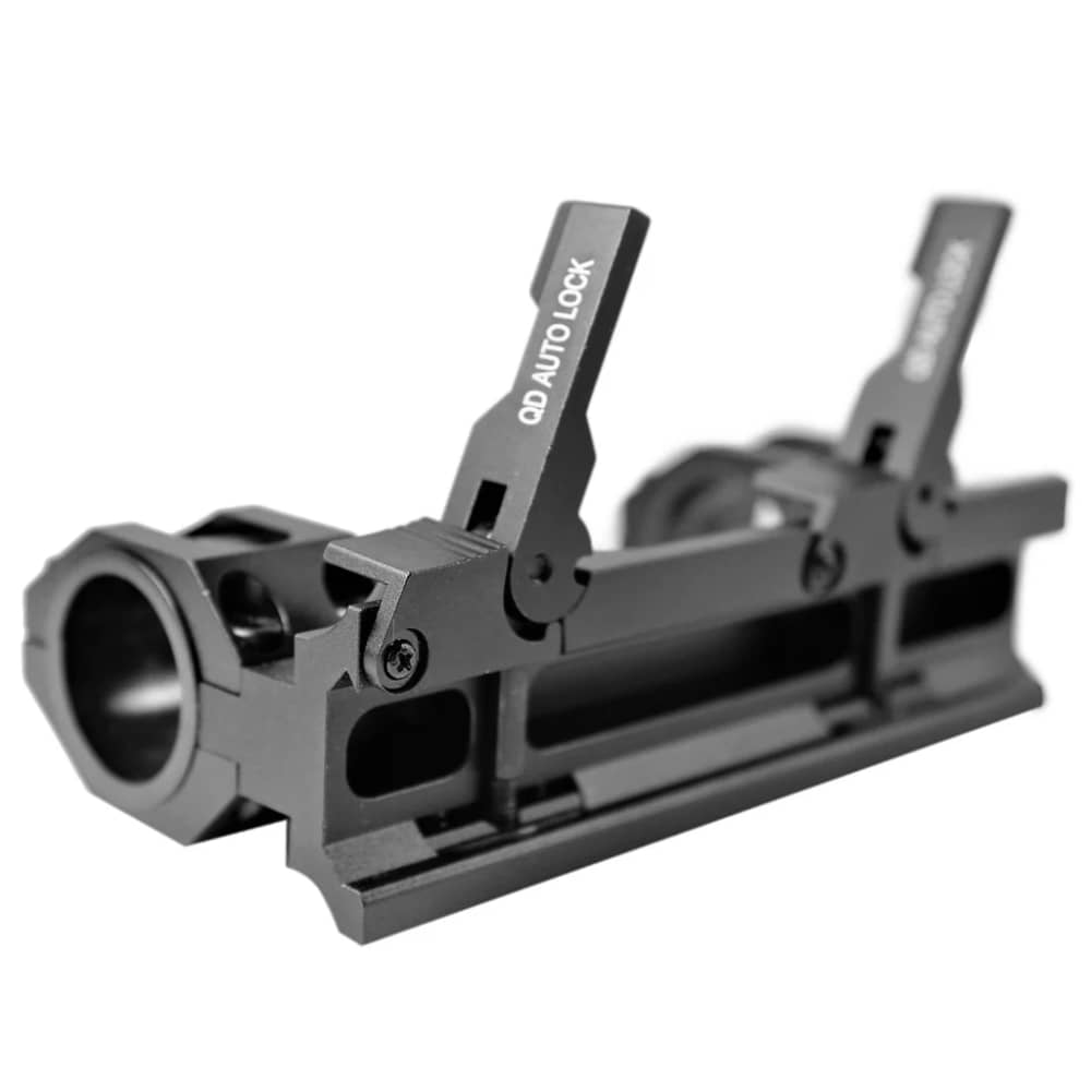 Quick release scope mount 1 inch/ 30mm fit for Picatinny and Weaver rail-img-3