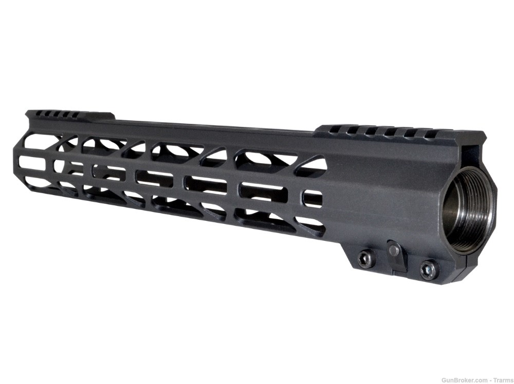 Presma Super Light Slim Free Float M-LOK 12.5" Handguard w Partial Top Rail-img-2