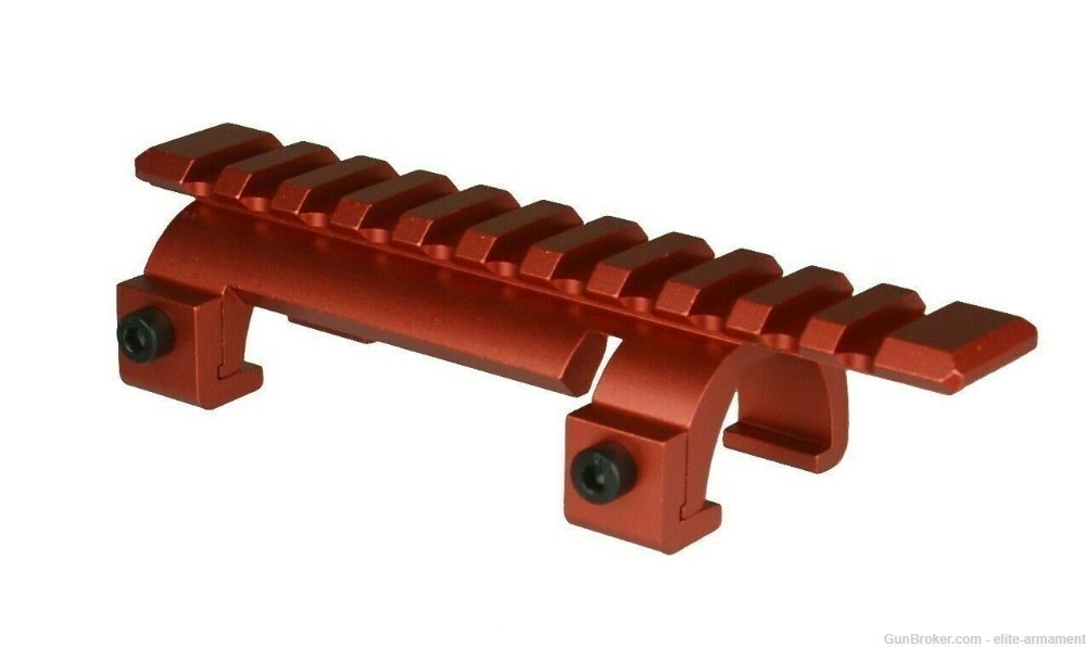 GSG5 Rifle HK Style .22 Scope Red Dot Optics Mount Red Aluminum-img-0