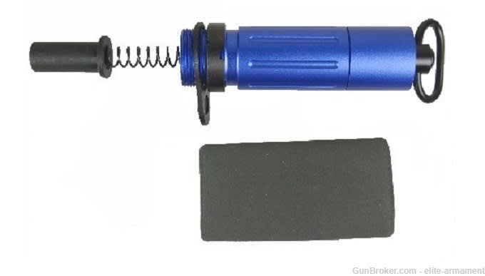 AR15 Pistol Buffer Tube Kit 3.5 Inch Short Buffer System AR-15 BLUE Color-img-1