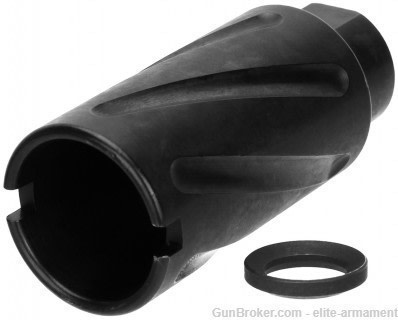 .300 BLK Flash Blast Can Compensator Muzzle Brake 5/8-24 TPI USA Made Steel-img-0