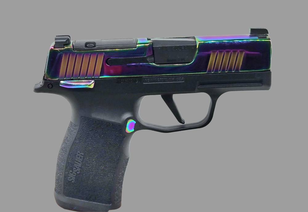 SIG SAUER P365X 9MM RAINBOW TI 12+1 NS  (FREE FOXTROT EDC LIGHT)-img-1
