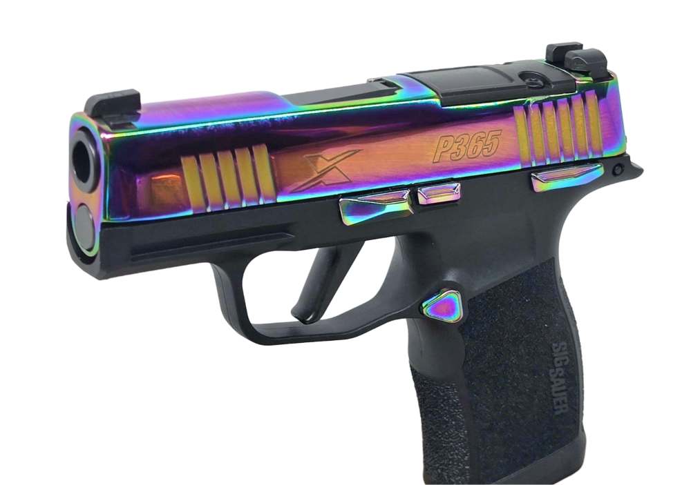 SIG SAUER P365X 9MM RAINBOW TI 12+1 NS  (FREE FOXTROT EDC LIGHT)-img-3