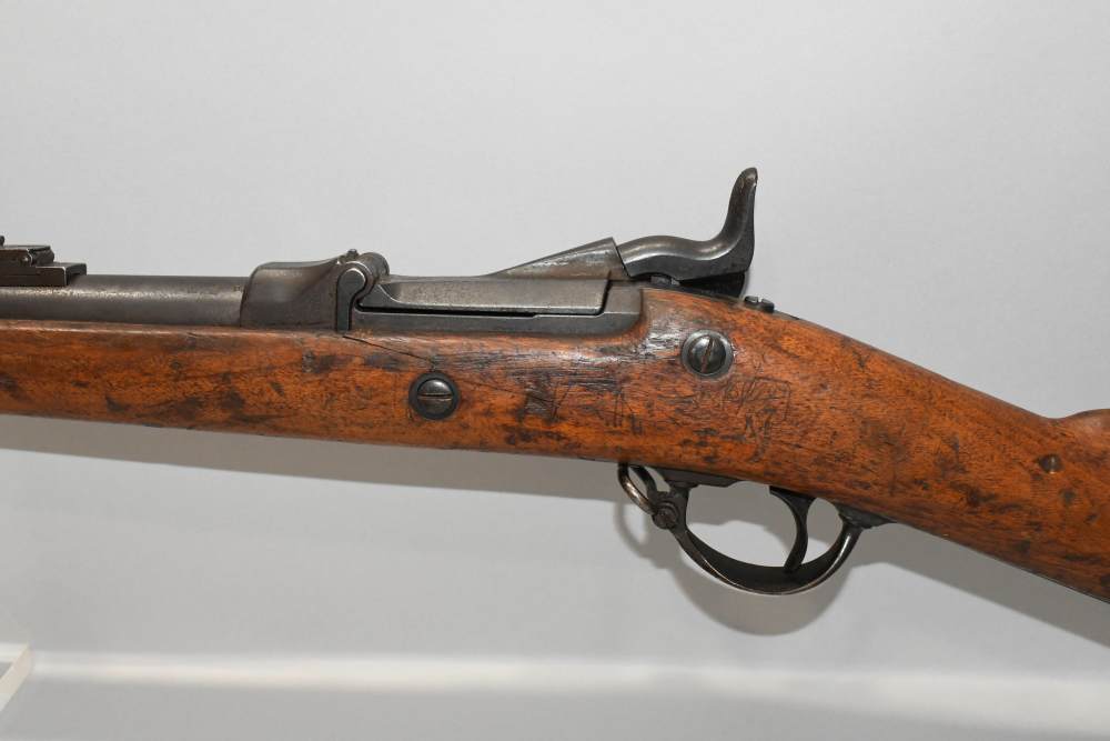 US Springfield Model 1888 Trapdoor Rifle 45-70 Govt W 1882 Triangular Bayo-img-8