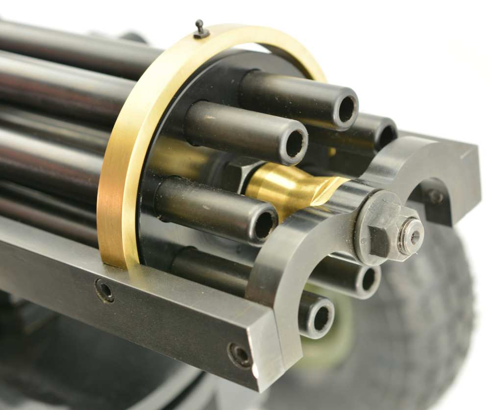 Like New Tippmann Armory 9mm Gatling Gun on Wheeled Carriage-img-5