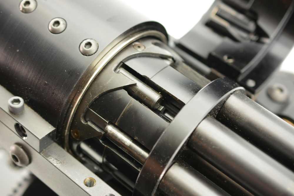 Like New Tippmann Armory 9mm Gatling Gun on Wheeled Carriage-img-4