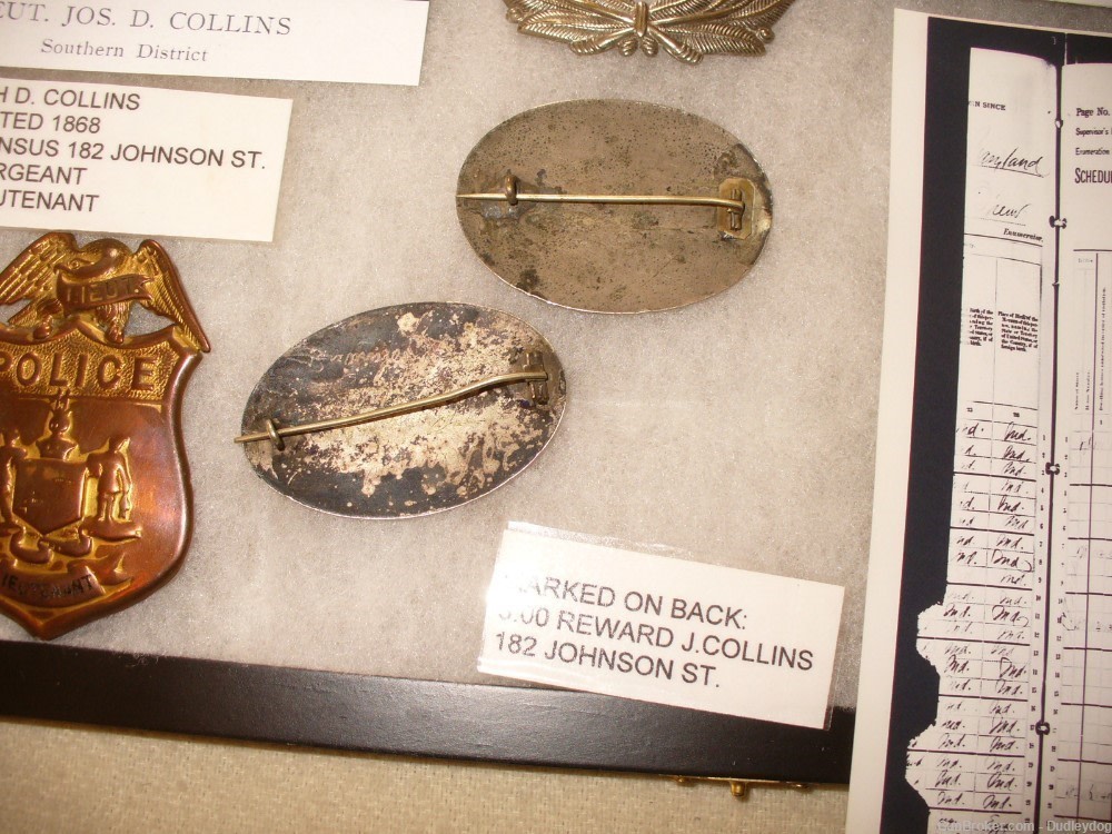 1868-1907 Baltimore City Police Badge Set Named Sergeant Lieutenant-img-4