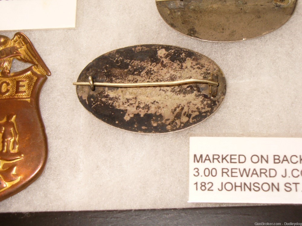 1868-1907 Baltimore City Police Badge Set Named Sergeant Lieutenant-img-5